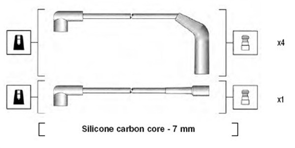 Sytytysjohtosarja MAGNETI MARELLI 941255170827
