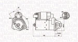 Käynnistin, AUDI A4, A4 Allroad, A4 Avant, A4 Cabriolet, SEAT EXEO, EXEO ST, SKODA SUPERB I, 06B911023A