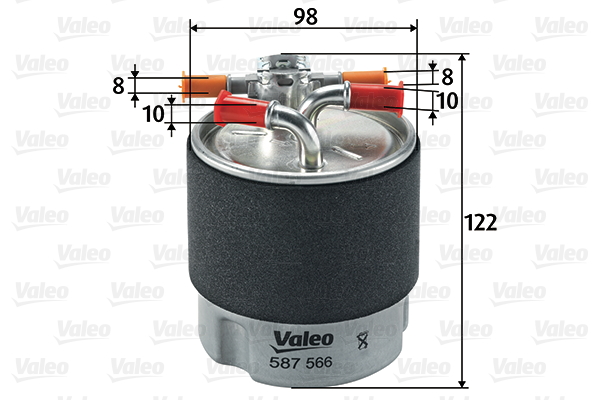 Polttoainesuodatin VALEO 587566