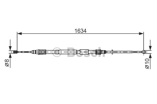 Käsijarruvaijeri BOSCH 1 987 477 988