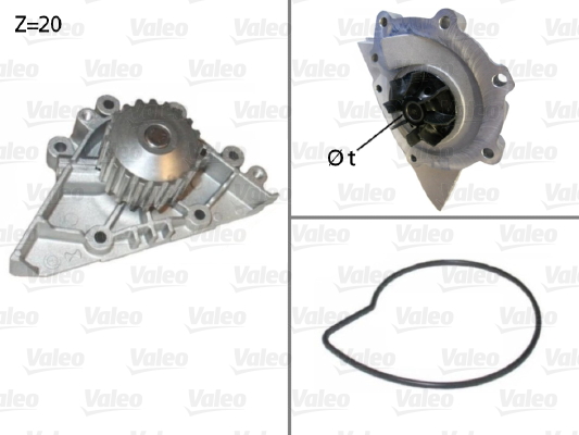 Vesipumppu VALEO 506720