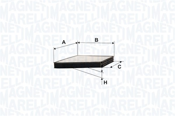 Raitisilmasuodatin MAGNETI MARELLI 350203062070