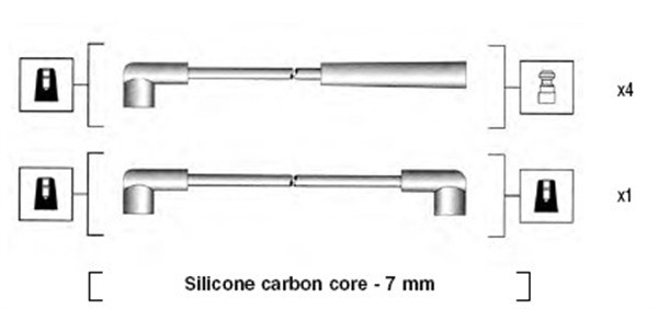 Sytytysjohtosarja MAGNETI MARELLI 941385010936