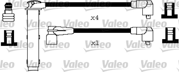 Sytytysjohtosarja VALEO 346237