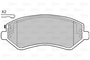 Jarrupalasarja, levyjarru, Etuakseli, CHRYSLER VOYAGER IV, DODGE CARAVAN, JEEP CHEROKEE, GRAND CHEROKEE II, 5066 427AA, 5066427AA, 5096