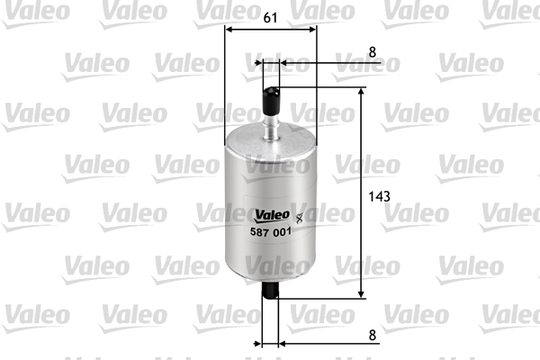 Polttoainesuodatin VALEO 587001