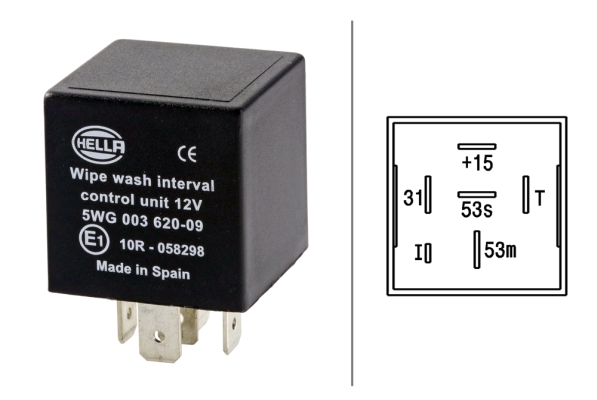 Rele, tihkukytkin HELLA 5WG 003 620-091