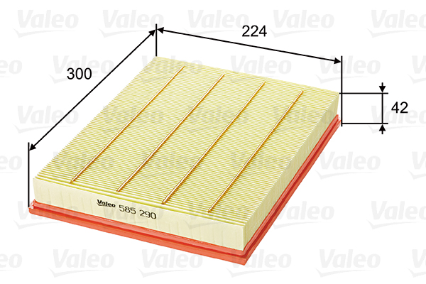 Ilmansuodatin VALEO 585290