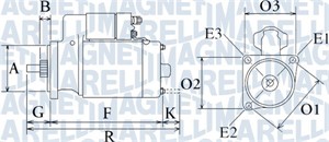 Käynnistin, SEAT,VW, 055911023E, 055911023F, 055911023FX, 055911023H, 055911023J, 055911023K, 055911023L, 055911023M, 055911023R