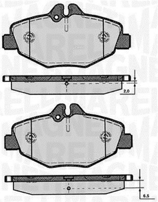 Jarrupalasarja, levyjarru MAGNETI MARELLI 363916060318