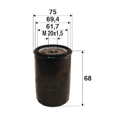 Öljynsuodatin VALEO 586051