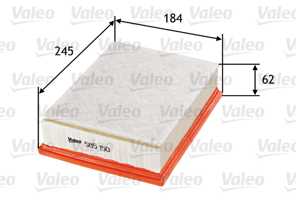 Ilmansuodatin VALEO 585150