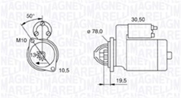 Startteri MAGNETI MARELLI 063721158010
