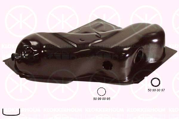 Polttoainetankki KLOKKERHOLM 5050006