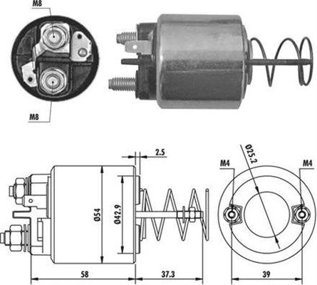 Magneettikytkin, käynnistin MAGNETI MARELLI 940113050386