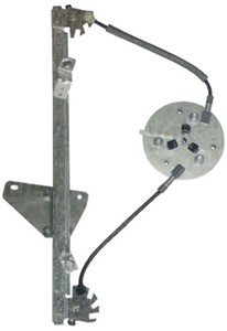 Lasinnostin, Eteen, oikea, OPEL CORSA D, CORSA D Skåp/halvkombi, 13188491, 39161985, 51 40 116