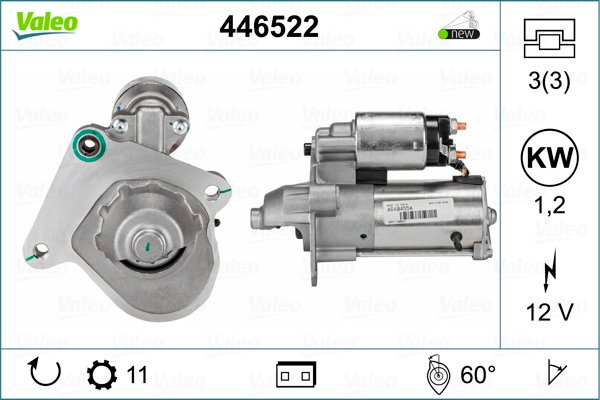 Startteri VALEO 446522