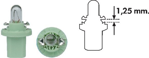 Polttimo, mittariston valo MAGNETI MARELLI 002051400000