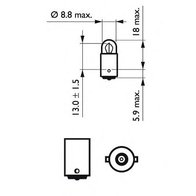 Polttimo PHILIPS 12913CP