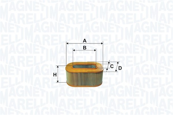 Ilmansuodatin MAGNETI MARELLI 153071760191