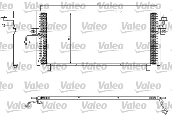 Lauhdutin, ilmastointilaite VALEO 817603