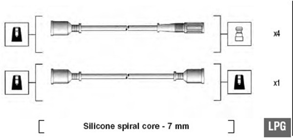 Sytytysjohtosarja MAGNETI MARELLI 941095560596