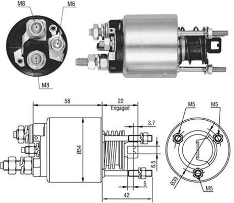Magneettikytkin, käynnistin MAGNETI MARELLI 940113050526