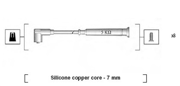 Sytytysjohtosarja MAGNETI MARELLI 941045340520