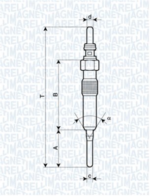 Hehkutulppa MAGNETI MARELLI 062900087304