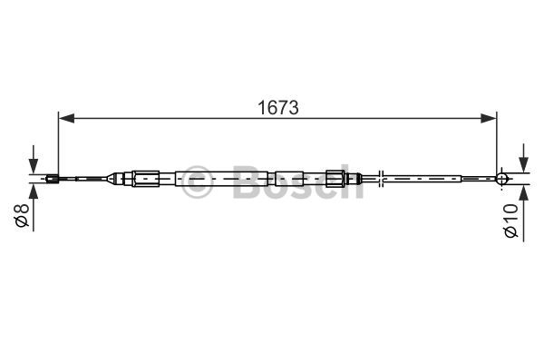 Käsijarruvaijeri BOSCH 1 987 477 948