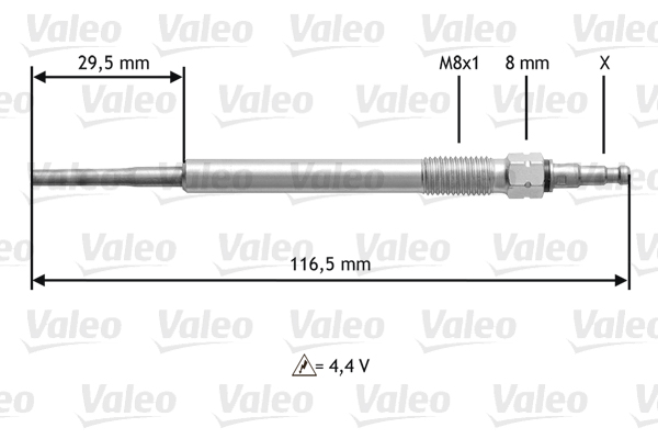 Hehkutulppa VALEO 345147