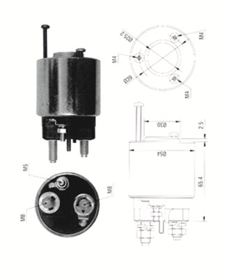 Magneettikytkin, käynnistin MAGNETI MARELLI 940113050372