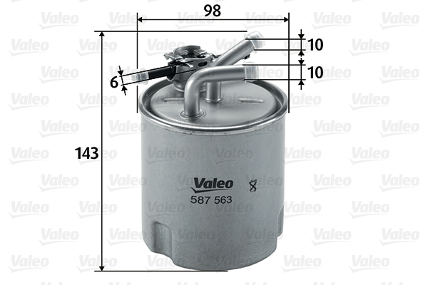 Polttoainesuodatin VALEO 587563