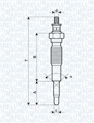 Hehkutulppa MAGNETI MARELLI 062900094304