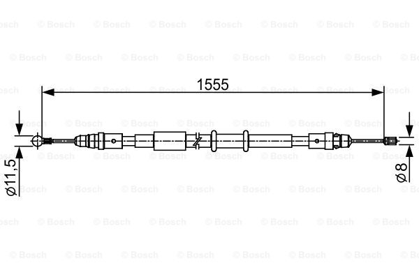 Käsijarruvaijeri BOSCH 1 987 482 552