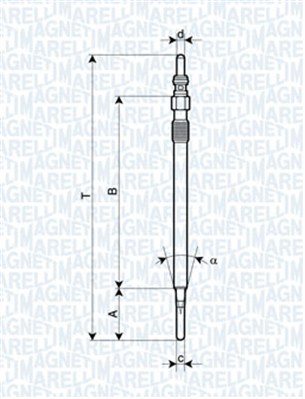 Hehkutulppa MAGNETI MARELLI 062900081304