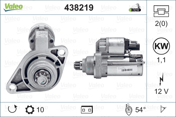 Startteri VALEO 438219