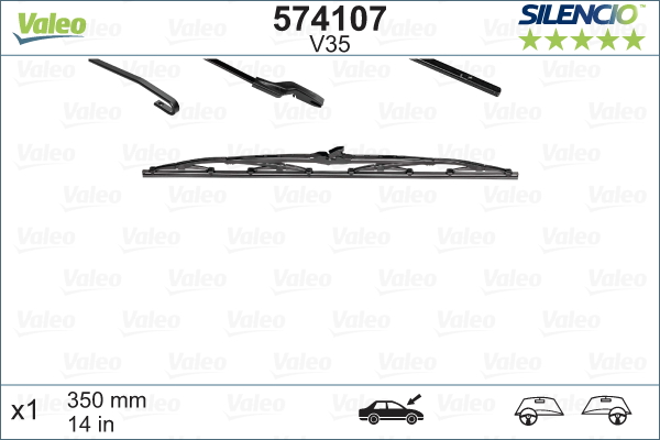 Pyyhkijänsulka VALEO 574107