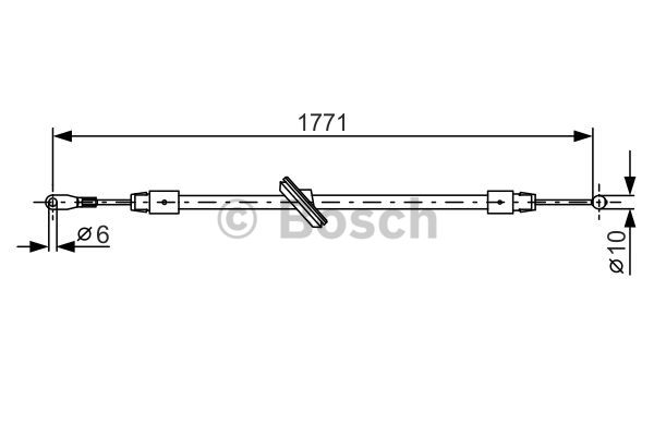 Käsijarruvaijeri BOSCH 1 987 482 030