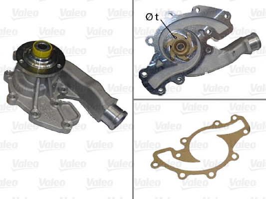 Vesipumppu VALEO 506829