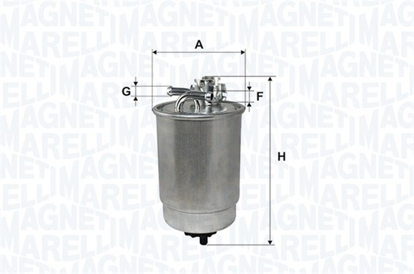 Polttoainesuodatin MAGNETI MARELLI 152071758861