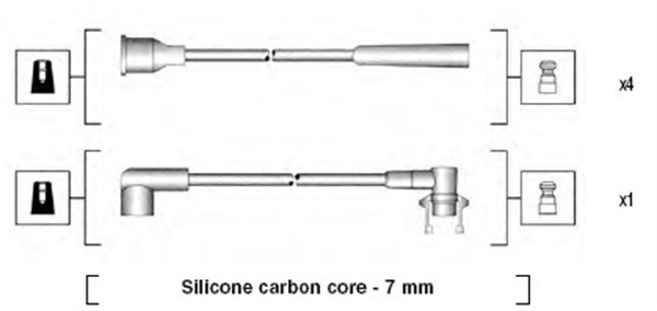 Sytytysjohtosarja MAGNETI MARELLI 941145360733