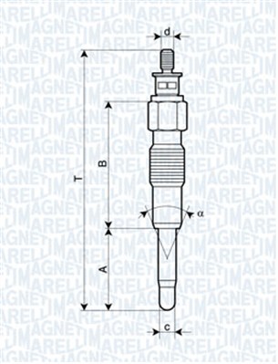 Hehkutulppa MAGNETI MARELLI 062900040304