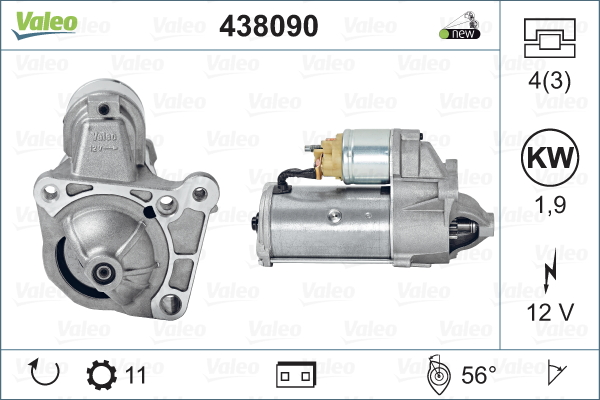 Startteri VALEO 438090