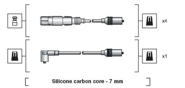Sytytysjohtosarja MAGNETI MARELLI 941318111270