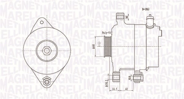 Laturi MAGNETI MARELLI 063731595010