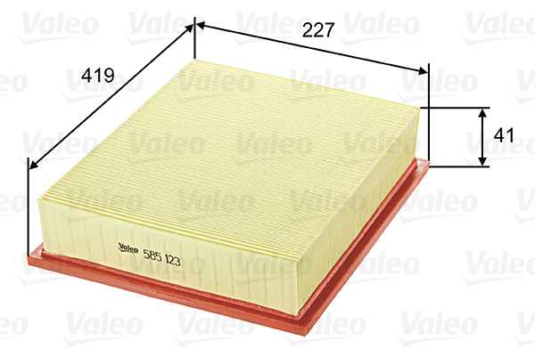 Ilmansuodatin VALEO 585123