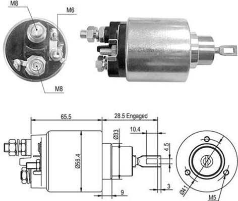 Magneettikytkin, käynnistin MAGNETI MARELLI 940113050429