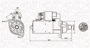 Käynnistin, AUDI A3, TT, TT Roadster, FORD GALAXY, SEAT ALHAMBRA, CORDOBA, IBIZA III, LEON, TOLEDO II, SKODA OCTAVIA I, OCTAVIA Combi I,
