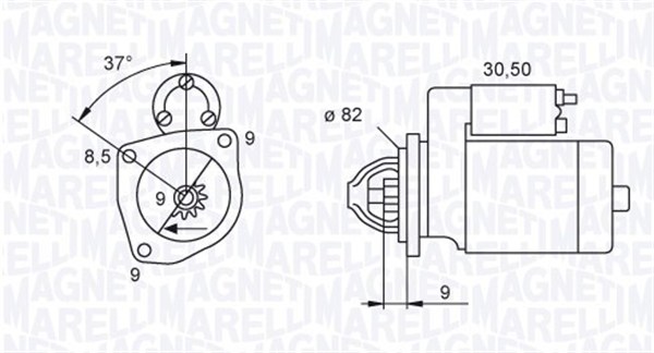 Startteri MAGNETI MARELLI 063721045010